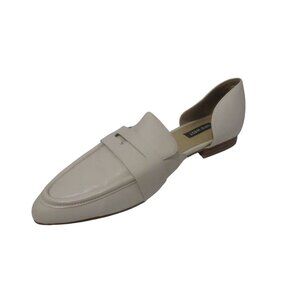 *Nine West Cream Off White Loafer D'Orsay Flats - Size 8M
